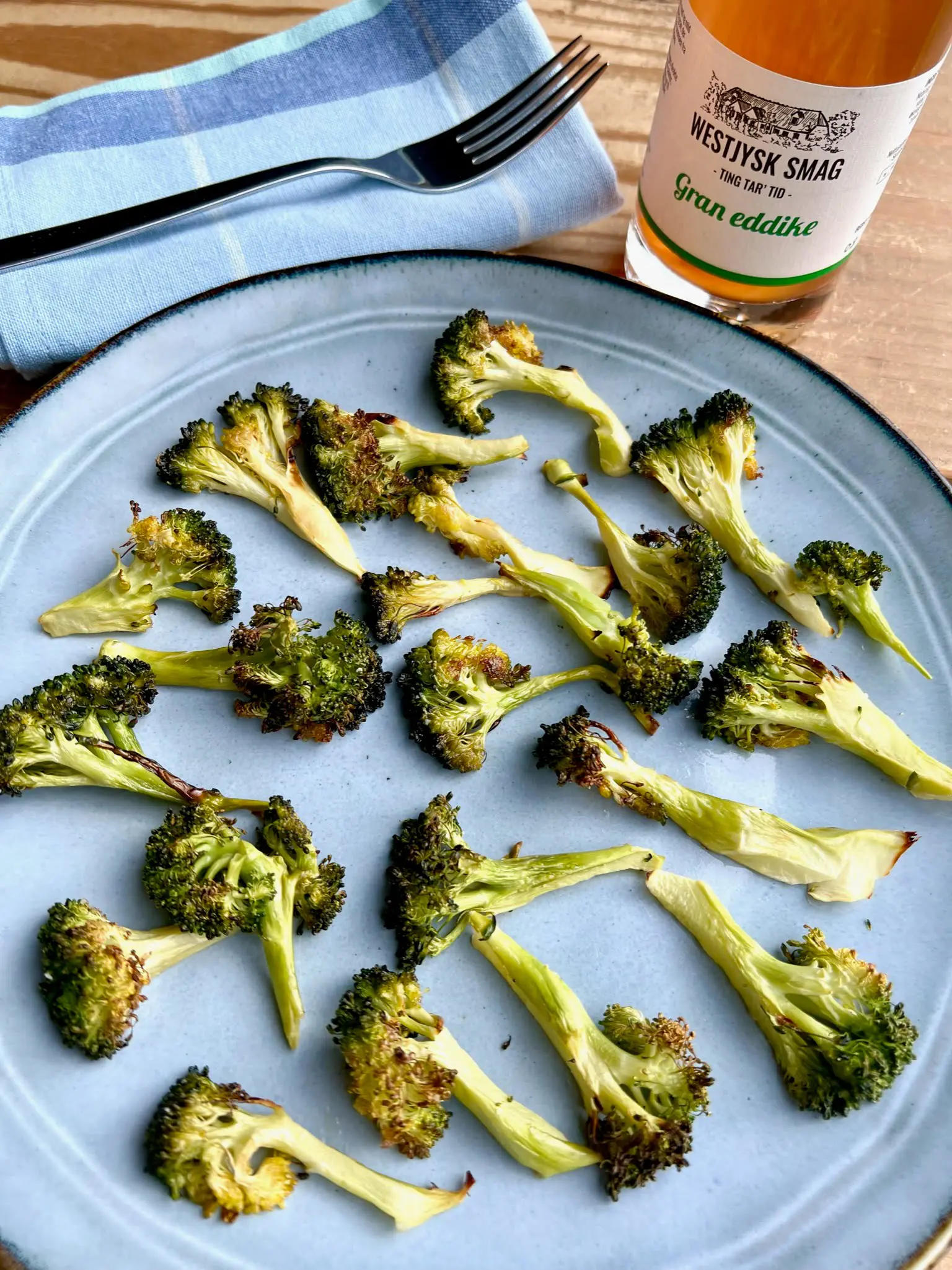 Broccolifritter med gran eddike